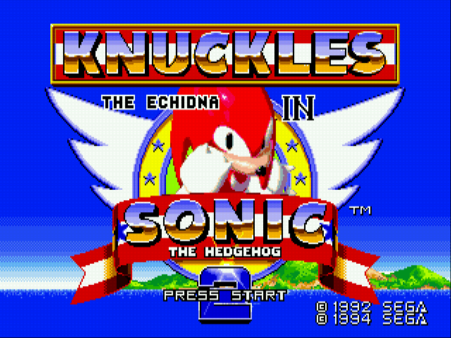 Sonic 2 & Knuckles Long Version Title Screen